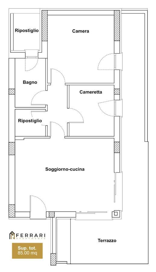 Ferrari Apartments Ponente Caorle Exteriér fotografie